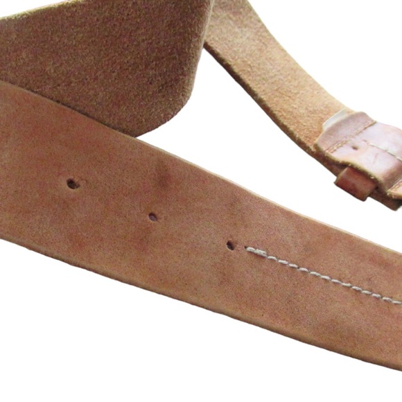 Abercrombie & Fitch Brown Leather Belt With Leather Buckle - Picture 5 of 10